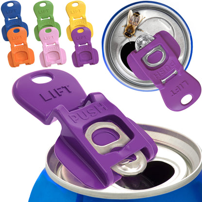 Manual Easy Can Opener, 6 Pack Colorful Soda Beer Can Opener